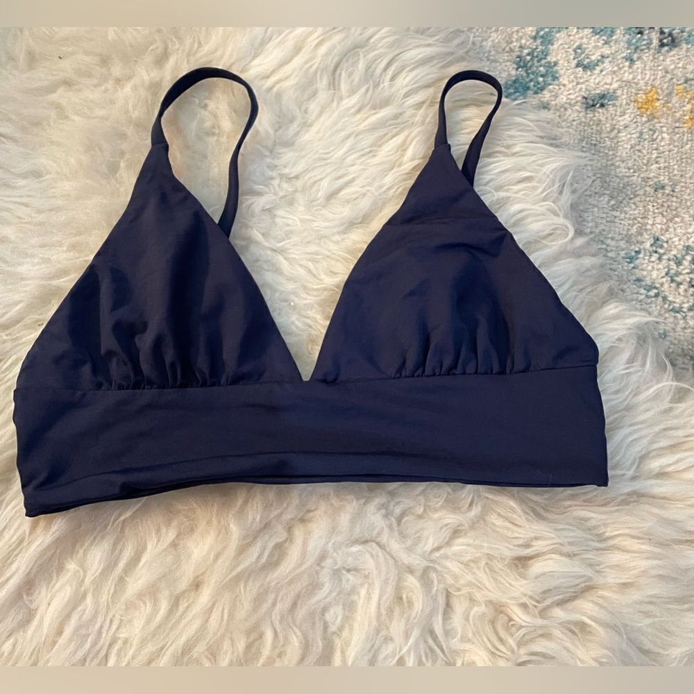 l*space black Triangle Bralette Bikini Top